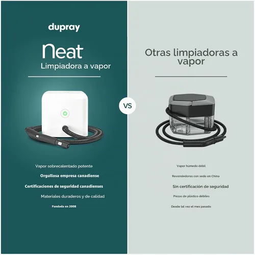Vista 9 de Dupray Neat Steam Cleaner for Home Essential Pack