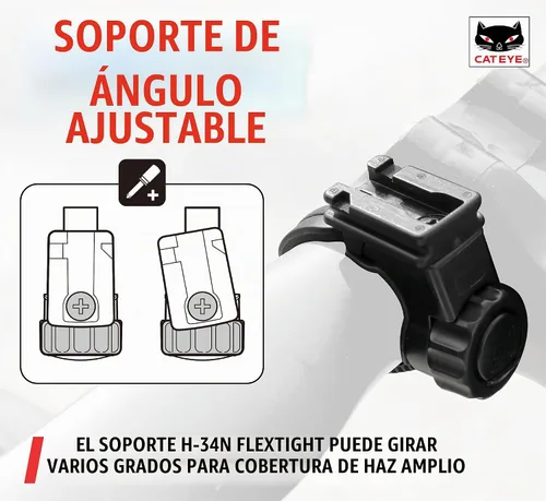 Vista 5 de Soporte FlexTight CATEYE H-34N para faros delanteros