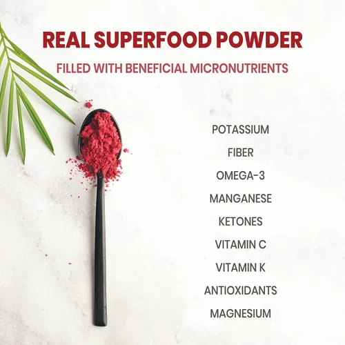 Vista 8 de Jungle Powders Paquete de polvo de fruta de cereza y cereza de frambuesa, fresa, mora, arándano, 100% liofilizado, extracto de superalimento apto