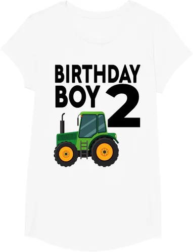 Vista 25 de Camiseta familiar para fiesta de 2 años de edad para niños, Blanco, Kids 2