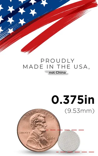 Vista 2 de Fabricado en los Estados Unidos - Filtros de pantalla de tubo de acero inoxidable 304 de 100 3/8 pulgadas (0.375 pulgadas)