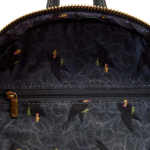 Vista 4 de Loungefly Disney Sleeping Beauty's Maléfica Diablo Cosplay - Bolso de hombro con doble correa, Negro