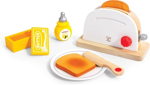 Vista 4 de Hape International Hape E3148 - Juego de tostadoras desplegables, 3+ años