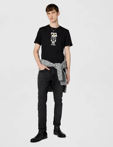 Vista 7 de Karl Lagerfeld Camiseta Kocktail Karl para hombre Negro