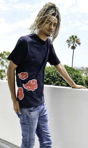 Vista 7 de Naruto Shippuden Anti-Leaf Village Akatsuki Clouds Camiseta