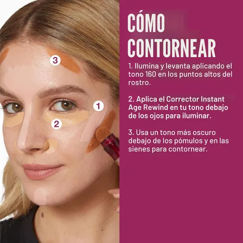 Vista 7 de Maybelline Instant Age Rewind Eraser - Corrector multiusos para tratamiento de círculos oscuros, 100, 1 unidad (el embalaje puede variar)