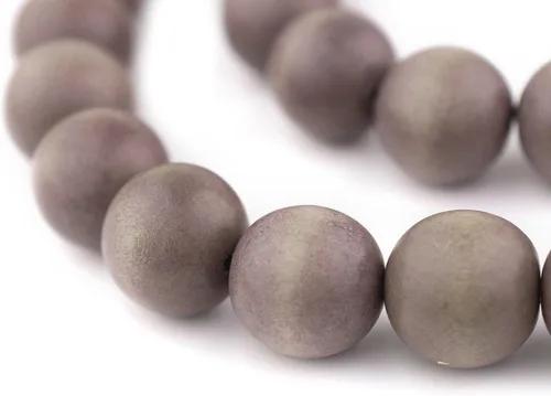 Vista 145 de TheBeadChest: cuentas de madera redondas naturales de 0.315 pulgadas, cuentas de madera sueltas espaciadoras para fabricar joyas, 4 tamaños