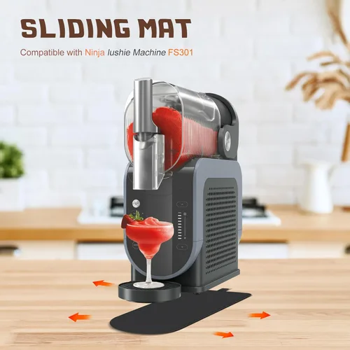 Vista 2 de Alfombrilla deslizante para máquina de granizado Ninja FS301/FS300, máquina de bebidas congeladas, almohadilla deslizante para máquina de granizado