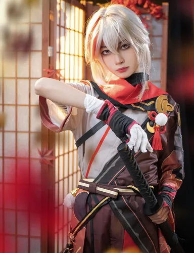 Vista 4 de CR ROLECOS Genshin Impact Cosplay Costume Outfit Halloween Party Suit