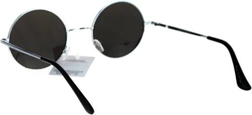 Vista 4 de SA106 Gafas de sol para hombre con borde de alambre con círculos redondos