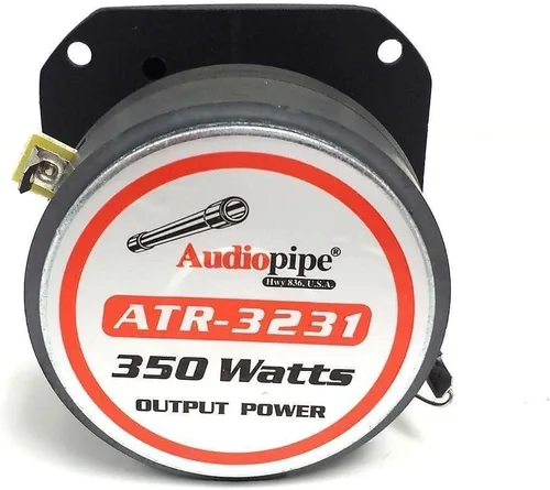 Vista 4 de Audiopipe 1 par de tweeters de 350 vatios de 1 pulgada de cromo súper titanio resistente para coche