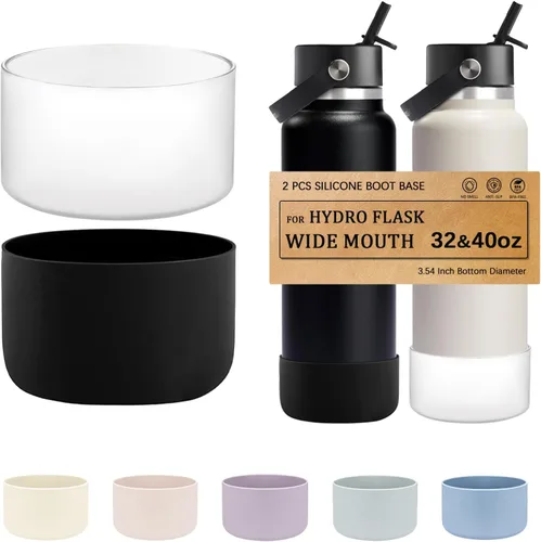Vista 30 de HEYSKAY - Base de silicona para botella de agua Hydro Flask de boca ancha de 32 a 40 onzas