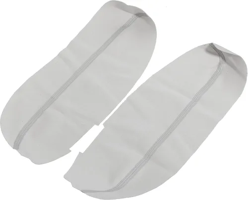 Vista 5 de X AUTOHAUX 1 par de cubierta de la puerta delantera reposabrazos cubierta de reemplazo de cuero de microfibra para Acura RL 2005-2012 gris