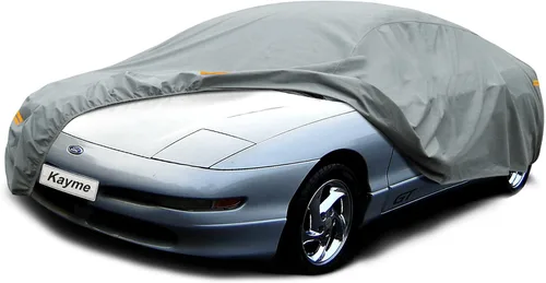 Vista 167 de Kayme Funda de Coche de Servicio Pesado Impermeable para Todo Tipo de Clima, Ajuste Personalizado para Tesla Model S, Cubierta Exterior Completa