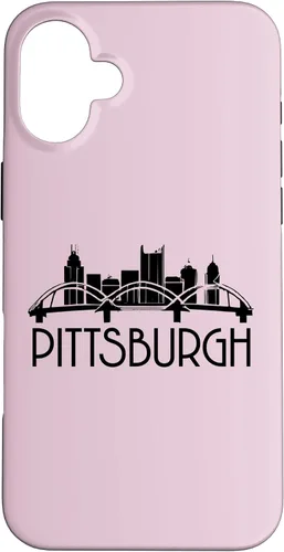 Vista 48 de iPhone 16 Pittsburgh Skyline 412 Steel City Case