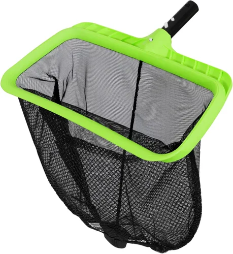 Vista 8 de Red profesional de malla ultrafina para limpiar hojas de limo, arena, polen con bolsa profunda de nailon súper extrafino, marco de aluminio