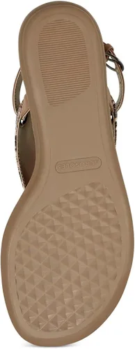 Vista 10 de Aerosoles Sandalia plana casual para mujer, Dorado Metálico