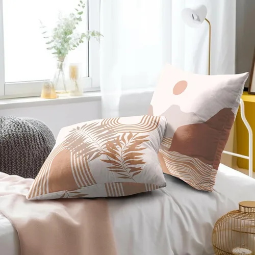 Vista 173 de Giwawa Juego de 2 fundas de almohada decorativas con diseño floral de girasol de 16 x 16 pulgadas, fundas de cojín decorativas para el hogar, sofá