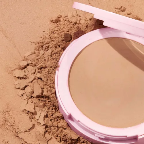 Vista 4 de Mally Beauty Base de maquillaje en polvo suave como la seda, profunda, de cobertura ligera a media, acabado mate ligero Deep