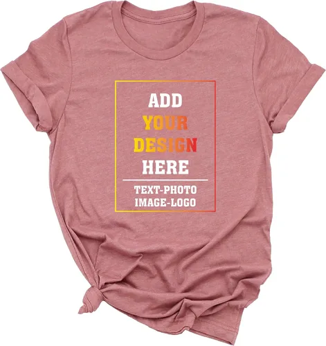 Vista 4 de Camisas personalizadas Diseña tu propio diseño, camiseta con logotipo, camiseta con foto personalizada, camisas personalizadas, crea tus propias