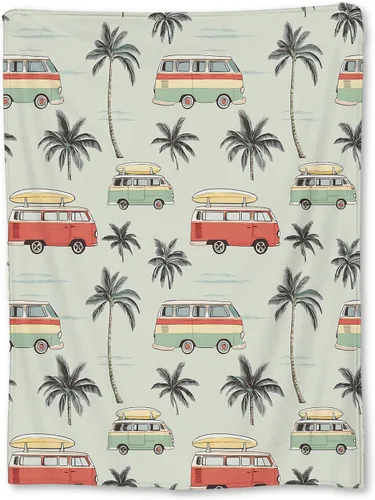 Vista 8 de Manta retro para cámara, manta de franela suave y ligera para sofá, cama, viajes y decoración del hogar, mantas cálidas y mullidas para adultos