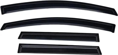 Vista 3 de Lightronic Visera de ventana de ventilación automática de montaje exterior extraduradera, se adapta a Buick Enclave 2008-2017, protección UV