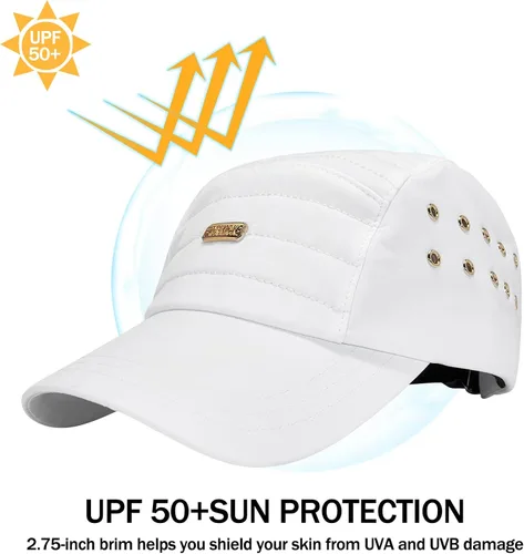 Vista 5 de FK FORKICKS Gorra de béisbol lavable a rayas para hombre y mujer, Negro