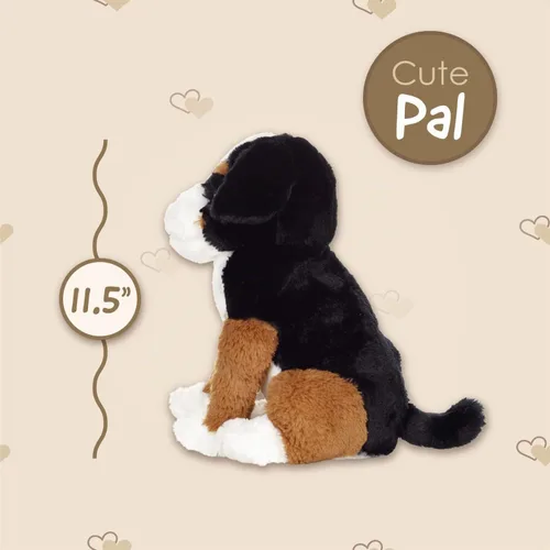 Vista 4 de Squirrel Products Cuddle Mates - Peluche de peluche bernés, 11.5 pulgadas
