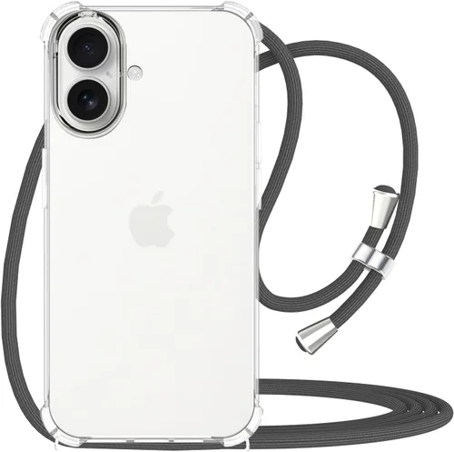 Vista 17 de Funda cruzada para iPhone SE 2/3, correa de cordón ajustable transparente para el cuello para mujer para iPhone 7/8, funda de teléfono TPU suave a