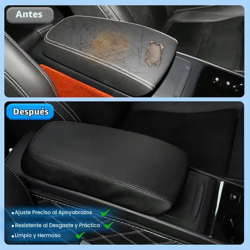 Vista 5 de 2019-2025 2026 Cubierta de Consola Central para Volvo XC40 (Core/Plus/Ultra/Ultimate/Momentum/R-Design/Inscription), Funda de Respaldo de Brazo