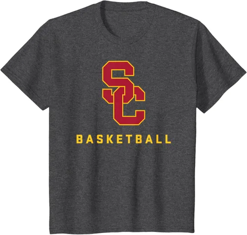 Vista 13 de Camiseta con licencia oficial de USC Trojans Basketball con logotipo icónico