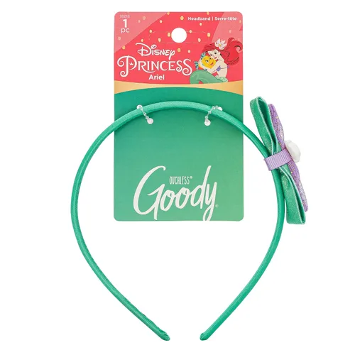 Vista 5 de Goody Ouchless - Diadema para todo tipo de cabello, princesa Disney, Ariel, ajuste cómodo para todo el día, hermoso diseño para un