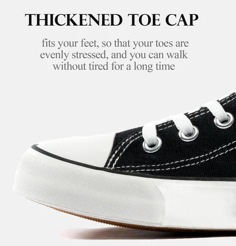 Vista 2 de LUMUBBY Zapatos de lona para mujeres y hombres, tenis de lona con cordones, tenis de lona a la moda, zapatos clásicos casuales para caminar, cómodos