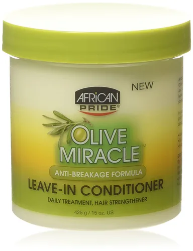 Vista 5 de African Pride Acondicionador sin enjuague Olive Miracle 12oz, 12 Oz