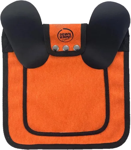 Vista 6 de DOWN UNDER OUTDOORS Paquete de 2 sillines de pollo extra grandes con correas ajustables para gallinas muy grandes, delantal de pollo, protector