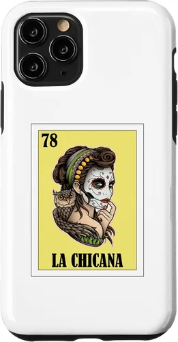 Vista 10 de iPhone 15 divertido diseño mexicano para chicanos - Funda La Chicana