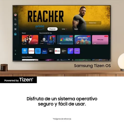 Vista 6 de Samsung 55# Crystal 4K Smart TV