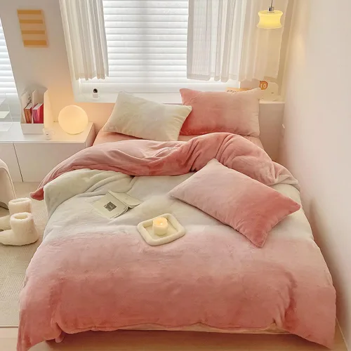Vista 19 de Wellboo - Juego de edredón de tamaño matrimonial, ropa de cama de color gris gradiente sólido, gris plateado, gris claro, modernos, simples, blancos