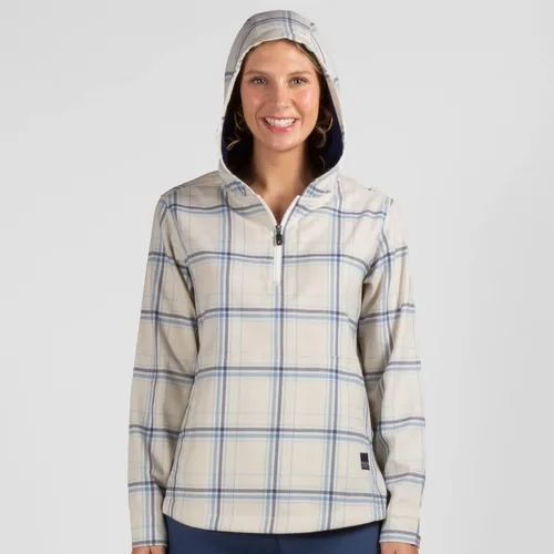 Vista 4 de Salt Life Sudadera con capucha Ahoy Lightweight Performance SLX para mujer