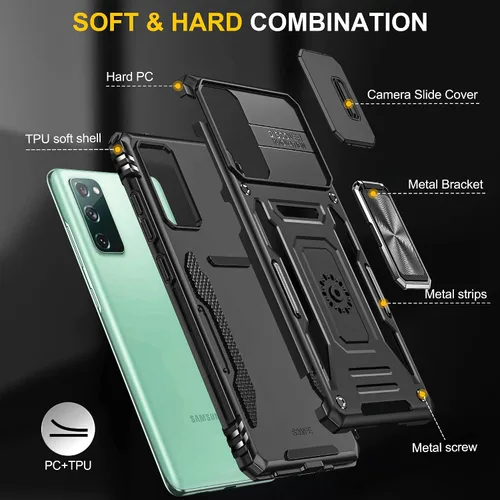 Vista 8 de Asuwish Funda de teléfono para Samsung Galaxy S20 Glaxay S 20 5G UW de 6.2 pulgadas con protector de pantalla de vidrio templado y cubierta