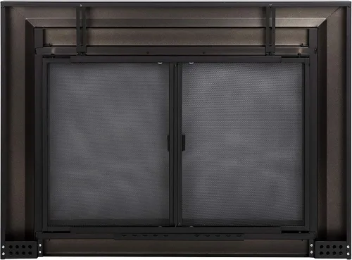 Vista 6 de Chimenea con puerta de vidrio Carlisle de Pleasant Heart CL-3000, color negro, CL-3302