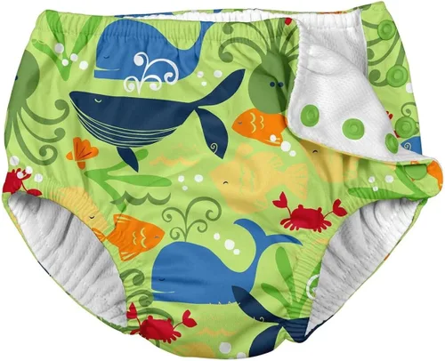 Vista 2 de i Play. Pañal de traje de baño absorbente reutilizable para bebés niños