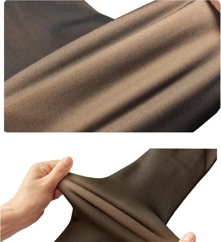 Vista 4 de Pnadty Mallas elásticas de terciopelo de cintura alta para mujer, con forro polar grueso