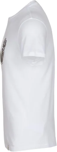 Vista 3 de Marc Jacobs - Camiseta de cuello redondo con estampado de perro caliente blanco