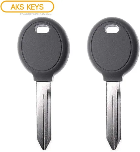 Vista 3 de Nueva llave transpondora en blanco sin cortar compatible con chip Chrysler 4D64 Y160-PT (paquete de 2)