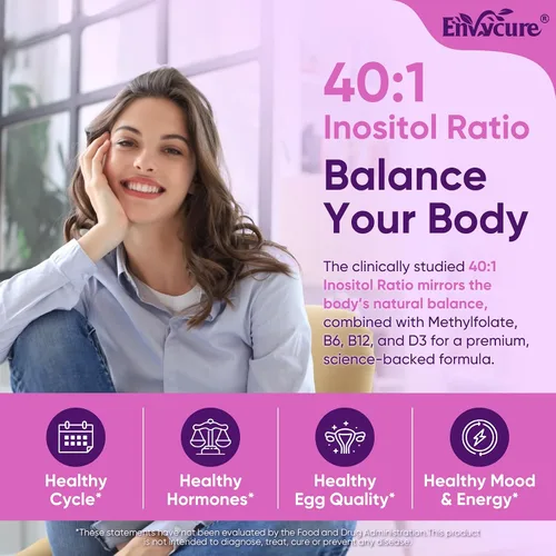 Vista 3 de Gomitas de mio-inositol y D-chiro inositol para dormir + Ashwagandha, glicinato de magnesio, L-teanina y GABA, suplemento de inositol para mujeres