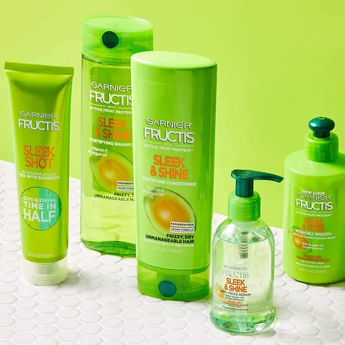 Vista 6 de Garnier Cuidado del cabello Fructis Sleek Shot para la ducha Styler, 5.1 onzas líquidas