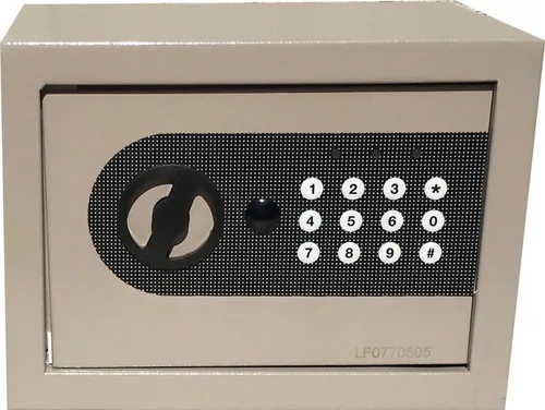 Vista 5 de Caja de seguridad electrónica digital de pared para pistola de joyería Efectivo ValuABLE (Azul)