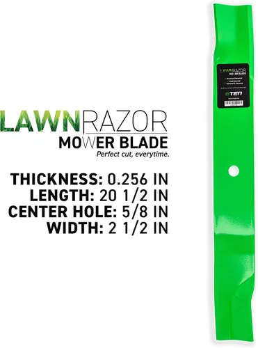 Vista 3 de 8TEN LawnRazor - Juego de cuchillas de cortacésped para Gravely Promaster 260Z Ariens 60 pulgadas cubierta 09081200 03253900 09246600