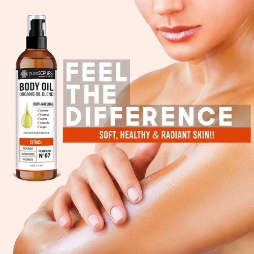 Vista 5 de Paquete de exfoliante corporal cítrico + aceite corporal cítrico